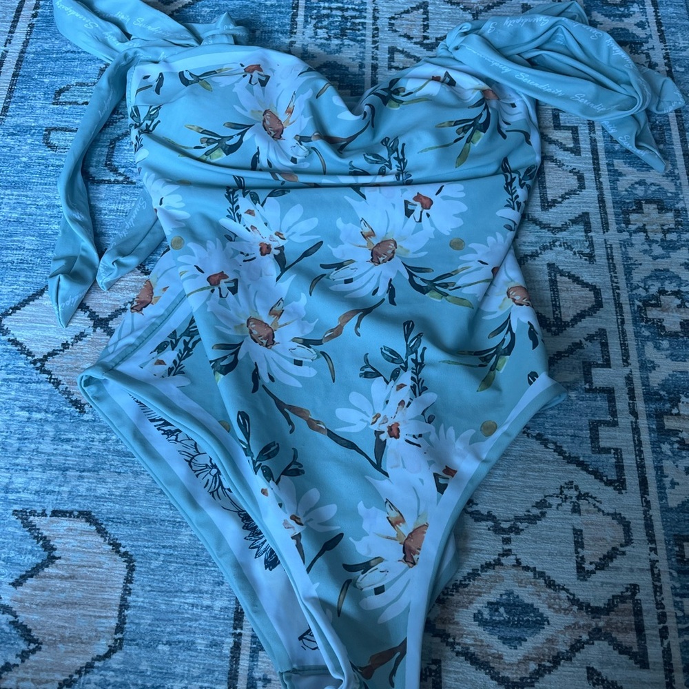 Floral One Piece Reversible Swimsuit